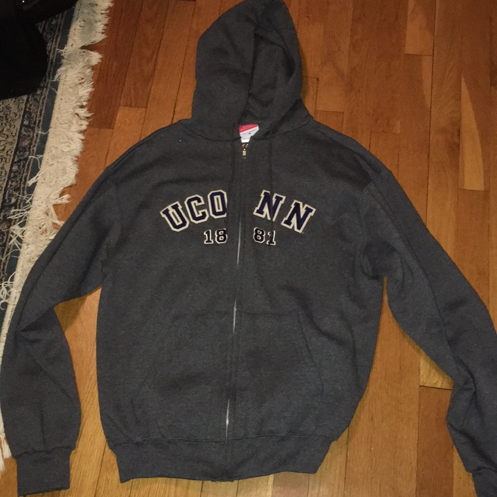 UCONN full zip sweatshirt